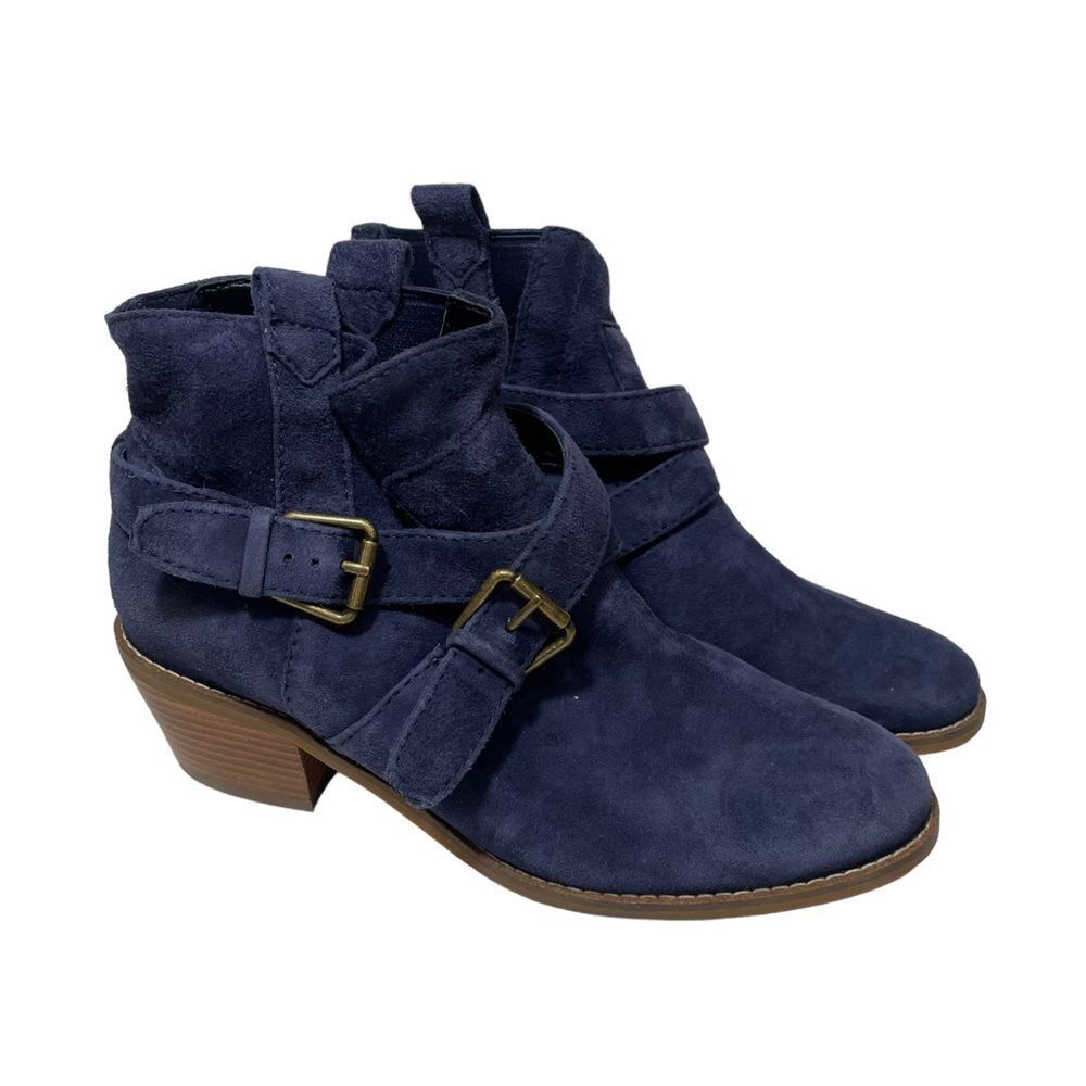 Cole Haan Navy Blue Ankle Booties